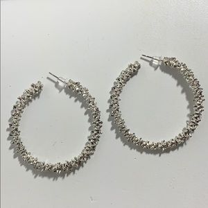 Silver Hoop Earrings